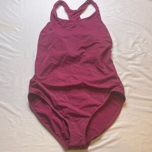 TYR Burgundy One-Piece Swimsuit